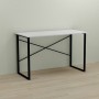 Письменный стол Ferrum-decor Дейв 75x140x60 черный ДСП Белое 16мм (FRD-101983)