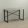 Письменный стол Ferrum-decor Дейв 75x120x70 черный ДСП Дуб Сонома 16мм (FRD-102004)