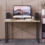 Компьютерный стол Ferrum-decor Дейв 75x140x70 черный ДСП Дуб Сан-Марино 32мм (FRD-102021)