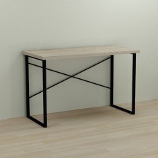 Письмовий стіл Ferrum-decor Дейв 76x140x70 чорний ДСП Дуб Сонома 32мм (FRD-102019)