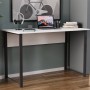 Письменный стол Ferrum-decor Курт 75x120x60 черный ДСП Белое 16мм (FRD-102026)