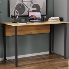 Компьютерный стол Ferrum-decor Курт 75x140x70 черный ДСП Дуб Сан-Марино 16мм (FRD-103945)