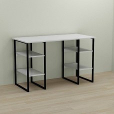 Письмовий стіл Ferrum-decor Карен 75x140x70 чорний ДСП Біле 16мм (FRD-102070)