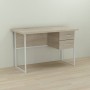 Письменный стол Ferrum-decor Дакота 76x120x60 белый ДСП Дуб Сонома 32мм (FRD-102094)