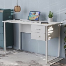 Письмовий стіл Ferrum-decor Дакота 75x140x70 білий ДСП Біле 16мм (FRD-102126)