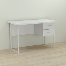 Письмовий стіл Ferrum-decor Дакота 76x140x70 білий ДСП Біле 32мм (FRD-102131)