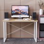 Компьютерный стол Ferrum-decor Дейв 75x100x60 белый ДСП Дуб Сан-Марино 32мм (FRD-102144)