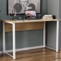 Письменный стол Ferrum-decor Курт 75x100x60 белый ДСП Дуб Сонома 16мм (FRD-102197)