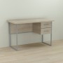 Письменный стол Ferrum-decor Дакота 76x120x60 серый ДСП Дуб Сонома 32мм (FRD-102316)