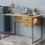 Компьютерный стол Ferrum-decor Дакота 75x120x60 серый ДСП Дуб Сан-Марино 16мм (FRD-102313)