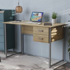 Письмовий стіл Ferrum-decor Дакота 75x140x70 сірий ДСП Дуб Сонома 16мм (FRD-102349)