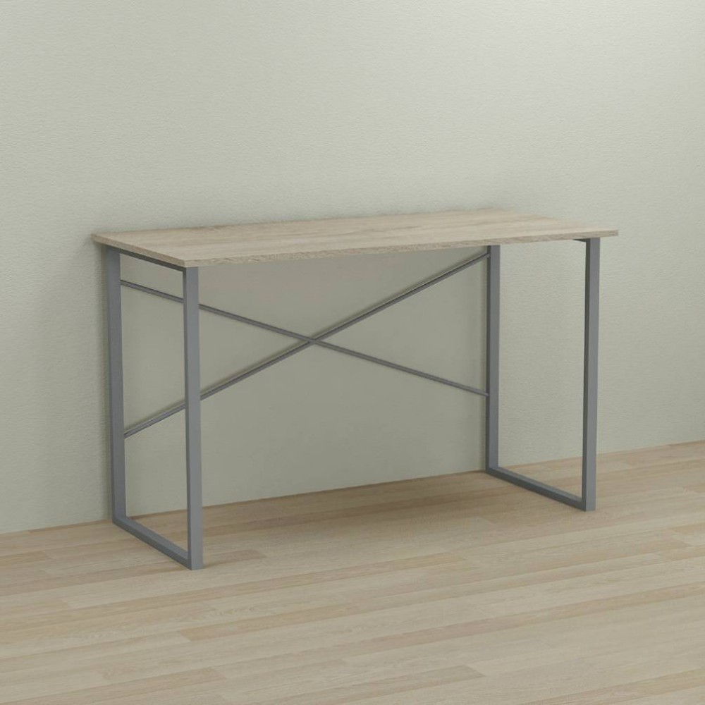 Письменный стол Ferrum-decor Дейв 75x140x70 серый ДСП Дуб Сонома 16мм (FRD-102409)