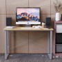 Компьютерный стол Ferrum-decor Дейв 75x100x60 серый ДСП Дуб Сан-Марино 32мм (FRD-102366)