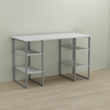 Письмовий стіл Ferrum-decor Карен 75x140x70 сірий ДСП Біле 16мм (FRD-102448)