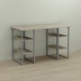 Письменный стол Ferrum-decor Карэн 75x120x70 серый ДСП Дуб Сонома 16мм (FRD-102439)
