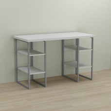 Письмовий стіл Ferrum-decor Карен 76x140x70 сірий ДСП Біле 32мм (FRD-102453)