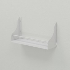 Настінна полиця Ferrum-decor Ізі 260x700x150 метал Білий ДСП Біле 16 мм (FRD-102954)