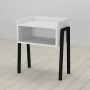 Тумба модульная Ferrum-decor Джузи 540x450x320 металл Черный ДСП Белое 16 мм (FRD-102968)