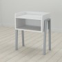 Тумба модульна Ferrum-decor Джузі 540x450x320 метал Сірий ДСП Біле 16 мм (FRD-102982)