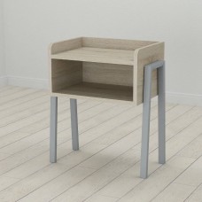 Тумба модульна Ferrum-decor Джузі 540x450x320 метал Сірий ДСП Сонома 16 мм (FRD-102985)
