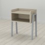 Тумба модульна Ferrum-decor Джузі 540x450x320 метал Сірий ДСП Сонома 16 мм (FRD-102985)