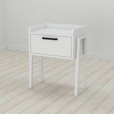 Тумба модульна Ferrum-decor Бетті 540x450x320 метал Білий ДСП Біле 16 мм (FRD-102990)