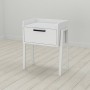 Тумба модульна Ferrum-decor Бетті 540x450x320 метал Білий ДСП Біле 16 мм (FRD-102990)