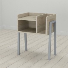 Тумба модульна Ferrum-decor Амелі 540x450x320 метал Сірий ДСП Сонома 16 мм (FRD-103020)