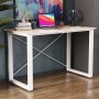 Письменный стол Ferrum-decor Драйв 750x1000x600 Белый металл ДСП Дуб Сан-Марино 16 мм (FRD-103102)