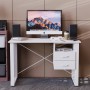 Письменный стол с ящиками Ferrum-decor Оскар 750x1400x600 металл Белый ДСП Белое 16 мм (FRD-103241)