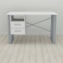 Письменный стол с ящиками Ferrum-decor Оскар 750x1200x600 металл Серый ДСП Белое 16 мм (FRD-103227)