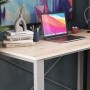 Письменный стол Ferrum-decor Драйв 750x1400x600 Серый металл ДСП Дуб Сан-Марино 16 мм (FRD-103137)
