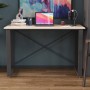 Письменный стол Ferrum-decor Драйв 750x1200x600 Черный металл ДСП Дуб Сан-Марино 16 мм (FRD-103109)