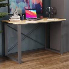 Письмовий стіл Ferrum-decor Драйв 750x1400x700 Чорний метал ДСП Дуб Артизан 32 мм (FRD-103406)