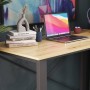 Письменный стол Ferrum-decor Драйв 750x1000x600 Черный металл ДСП Дуб Артизан 16 мм (FRD-103092)