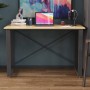 Письменный стол Ferrum-decor Драйв 750x1000x600 Черный металл ДСП Дуб Артизан 16 мм (FRD-103092)