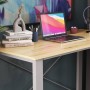 Письменный стол Ferrum-decor Драйв 750x1000x600 Серый металл ДСП Дуб Артизан 16 мм (FRD-103099)