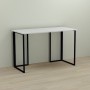 Письменный стол Ferrum-decor Ханна 75x140x70 черный ДСП Белое 16мм (FRD-103521)