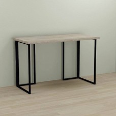 Письмовий стіл Ferrum-decor Ханна 76x140x70 чорний ДСП Дуб Сонома 32мм (FRD-103527)