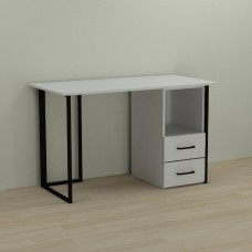 Письмовий стіл Ferrum-decor Отто 75x140x70 чорний ДСП Біле 16мм (FRD-103601)