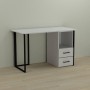 Письменный стол Ferrum-decor Отто 75x140x70 черный ДСП Белое 16мм (FRD-103601)