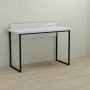 Письменный стол Ferrum-decor Скай 76x100x60 черный ДСП Белое 32мм (FRD-103616)