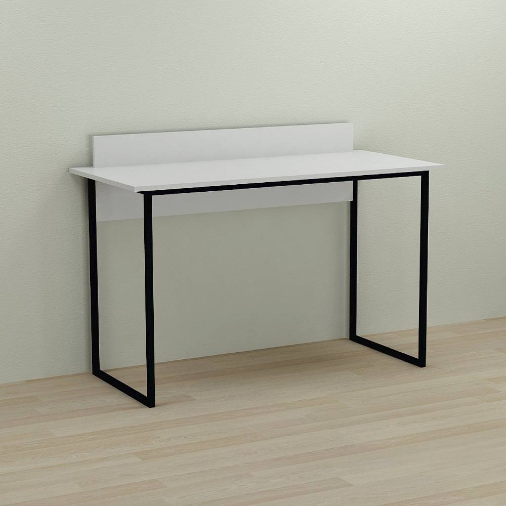 Письменный стол Ferrum-decor Скай 75x100x60 черный ДСП Белое 16мм (FRD-103611)