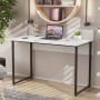 Письменный стол Ferrum-decor Скай 75x100x60 черный ДСП Белое 16мм (FRD-103611)