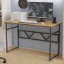 Компьютерный стол Ferrum-decor Раян 75x120x60 черный ДСП Дуб Сан-Марино 16мм (FRD-103684)