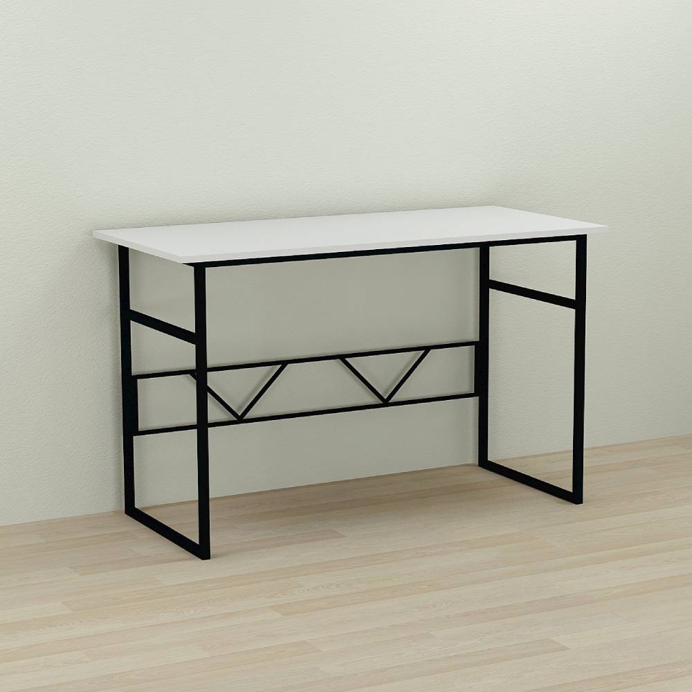 Письменный стол Ferrum-decor Раян 75x100x60 черный ДСП Белое 16мм (FRD-103671)