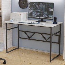 Письмовий стіл Ferrum-decor Раян 75x140x70 чорний ДСП Біле 16мм (FRD-103721)