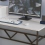 Письменный стол Ferrum-decor Раян 75x100x60 черный ДСП Белое 16мм (FRD-103671)