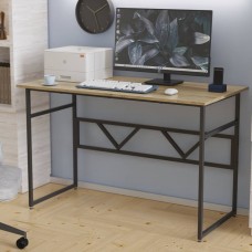 Письмовий стіл Ferrum-decor Райан 75x140x70 чорний ДСП Дуб Сонома 16мм (FRD-103722)