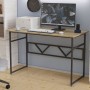 Письменный стол Ferrum-decor Раян 75x100x60 черный ДСП Дуб Сонома 16мм (FRD-103672)
